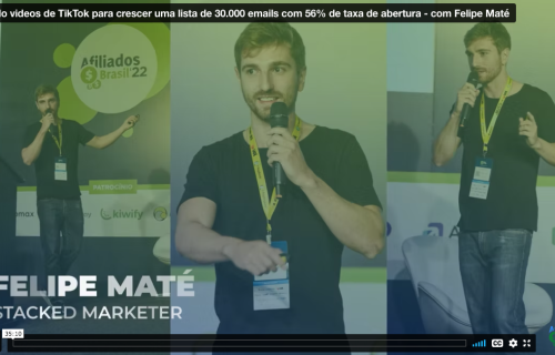 Usando vídeos de TikTok para crescer uma lista de 30.000 emails com 56% de taxa de abertura – com Felipe Maté